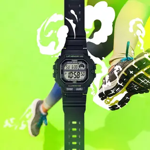 【WANgT】CASIO 卡西歐 WS-1400H 復古風造型 數位 休閒 運動 慢跑 跑步 計時電子錶