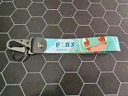 SQUIRTLE STYLE 2 OF 2 POKEMON WRIST LANYARD DETACHABLE KEYCHAIN KEYRING *