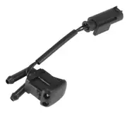 For - E39 5-Series 1997-2003 525I 528I 530I 540I M5 Windshield Washer Nozzle Heated Dual Inlet Squirter Jet Black