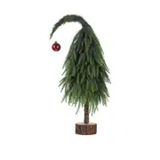 45cm Christmas Tree Decor, Green Tree Xmas Decorations for Themed Party Indoor Outdoor Living Room Home