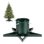 Christmas Tree Stand for 6ft Real Tree Green Christmas Tree Holder for Holida...