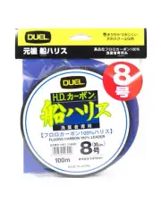Yo Zuri Duel Fune Leader Fluorocarbon 100m Size 8 30lb 0.47mm H961 (3929)