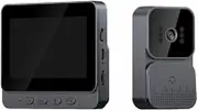 Doorbell, Wireless Video Door Phone with 4.3 Inch Screen, Security Camera, Intercom
