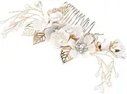 Homoyoyo Bridal Hair Comb Set Crystal Rhinestone Alloy Comb for Wedding Party Prom Engagement Anniversary Present