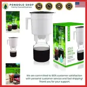 Elegant Manual Cold Brew Infuser - Includes Brewing Container & Filters