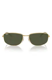 Ray-Ban 59mm Oval Sunglasses in Gold Flash at Nordstrom One Size