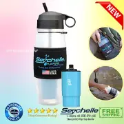 Seychelle PH2O Flip Top Alkaline Water Filter Bottle
