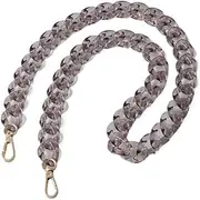 Bag Straps Chains Removable Spring Summer Transparent Fashion Female Handbag Accessories Bag Strap Crossbody Shoulder Chains Handle Chain Straps for Bags