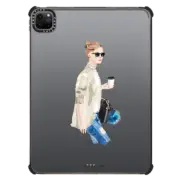 iPad Pro 11-inch (3rd/4th gen) iPad Impact Case Lady Drinking Coffee