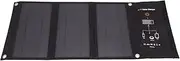 QANYEGN 21W Foldable Solar Panel Charger, Portable Solar Phone Charging Panels with Dual USB Port for Outdoor Hiking Camping