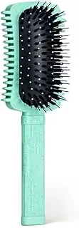 New Curly Hair Brush, Curl Defining Brushes, Styling Brush for Curly Hair, Shaping and Defining Curls for Women (Green)
