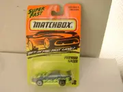 1996 MATCHBOX SUPERFAST #48 BLUE FIREBIRD RACER NEW ON CARD