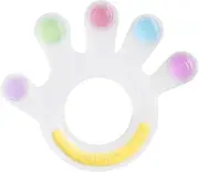 haakaa Palm Teether - Super Soft Silicone Baby Soothing Teether Pacifier, Teething Toys for 3M+ Babies, 0-6, 6-12 Months, BPA Free (1 Pack)