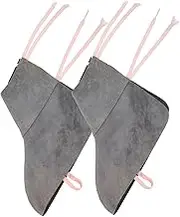 NUOBESTY 1 Pair Welding Shoe Protective Covers Durable Cowhide Welder Boot Protectors for Safe Welding Work Lightweight Breathable Design Non Skid Insulated for Factory Use Random Color