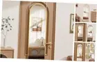 Full Length Door Mirror, Wall Mounted Wall Mirror, 50"X16" Arched Behind Door
