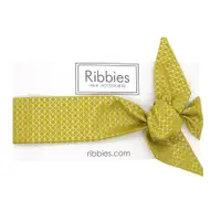 在飛比找誠品線上優惠-Ribbies成人蝴蝶結髮帶-金色幾何圖型