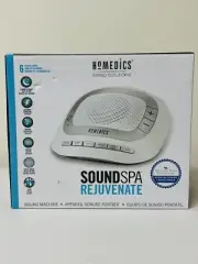 HoMedics White Noise Sound Machine | Portable Sleep Therapy Sound Spa Rejuvenate