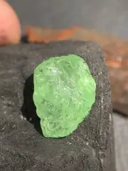 Natural Neon Green Tsavorite Garnet Rough 4.9 Ct Untreated Raw Gemstone