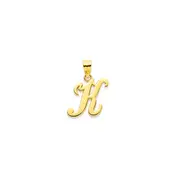 9ct Gold Script Initial 'k' Pendant