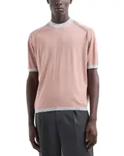 Emporio Armani Short Sleeved Crewneck Sweater Tee