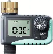 RAINPOINT Sprinkler Timer with Brass Swivel, Water for Garden Hose 1 Outlet