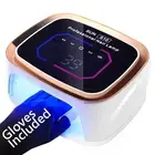 Cordless Nail Lamp for Gel X, Professional LED UV Nail Curing Lamp for Gel Na...