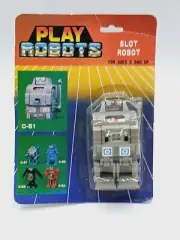 Vintage 1980s Play Robots Transforming Slot Robot C-51 Transformer Knockoff NRFP