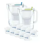 BRITA STYLE 純淨濾水壺2.4公升 + 3.6公升 附十入UNIVERSAL濾芯