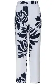 [ANDRES OTALORA] LAYLA LINEN PANTS US 12 WHITE