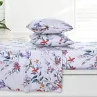 Estella 300 Thread Count Organic Cotton Deep Pocket Bed Sheet Set, Fits up to 19