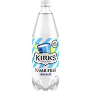 Kirks Sugar Free Lemonade Soft Drink Bottle 1.25l