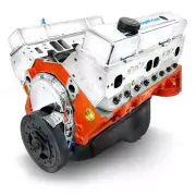 BluePrint Chev SB 400 Long Block Power Adder Crate Engine 511HP for Supercharger