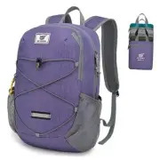 Small Hiking Backpack -12L Lightweight Packable Daypack for Travel Purple