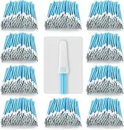 AAwipes Cleanroom Swabs Pointed Tips (Bulk Pack 1000 pcs, 73mm Length, 3.2mm Head Width, Blue) Multi-Purpose Cleaning Swab Sticks(A756A-1000)