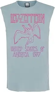 [Amplified] Unisex Adult 77 Gradient Led Zeppelin Sleeveless Tank Top