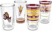 Tervis Arizona State Sun Devils - Assorted Made in USA Double Walled Insulated Tumbler Travel Cup Keeps Drinks Cold & Hot, 16oz 4pk, Classic
