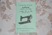 Timing Adjusting Adjusters Manual CD to Service Singer 127 & 128 Sewing Machines