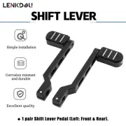 CNC Heel Toe Shift Lever w/ Shifter Peg Set For Harley Touring Street Road Glide
