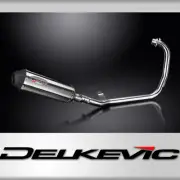 Royal Enfield Himalayan 2017-2024 Full Exhaust 13.5" X-Oval Stainless Muffler