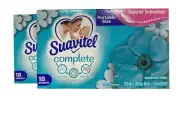 Suavitel Dryer Sheets Waterfall mist 18 Sheets Each Pack of 2