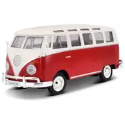 Maisto 1:24 1956 Volkswagen Van "Samba" Model Car Kids/Childrens Toy Red 3y+