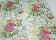 Graphic 45 Time to Flourish Collection Grow 12 x 12 July Flourish Cardstock