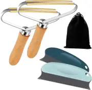 Pet Hair Remover,Reusable Lint Cleaner,Fabric Edge Carpet Scraper for Clothes,Co