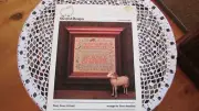 Sheepish Designs Cross Stitch Sampler Posey From a Friend Dawn Bradford