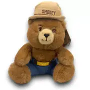 Smokey The Bear Stuffed Animal Plush Brown Made By Aurora 10”
