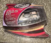 Tsunami Slimline AGU Fuse Distribution Block One 4 Gauge In ,Two 8 Gauge Out.