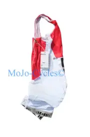 Assos tB.laalaLai S5 Cycling Suit Size Large White Red Swiss with Chamois New