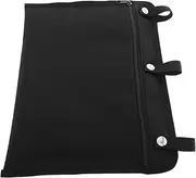 ERINGOGO Travel Storage Bag Travel Diversion Bag Hanger Pocket Zipper Pouch Bag Secret Document Holder Money Hiders for Cash Hidden Pocket Safe Hanger Secret Pouch Black Polyester