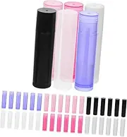 LALADEFIEE 60pcs Lipstick Tube Lip Gloss Tube Lip Balm Containers Lip Gloss Containers Lip Color Containers DIY Lip Balm Tubes Lip Container Tubes Lip Balm Making Kit Lip Gloss Holder Plastic