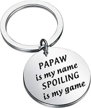 [CENWA] Papaw Gift Papaw is My Name Spoiling is My Game Gift Papa Gift Grandpa Gift Grandfather Gift